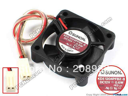 SUNON Sunonwealth 4CM 4010 12V 0.6W KDE1204PFB2-8 silent fan cooling fan-inewdeals.com