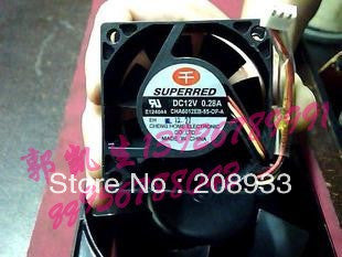 Benny CHA6012EB 55-OF-A 12V 0.28A 6023 6cm three-wire cooling fan-inewdeals.com
