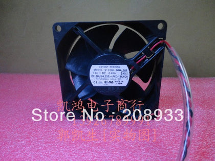NMB MNB 3110GL-B4W-B44 12V 0.26A 8cm chassis fan cooling fan-inewdeals.com