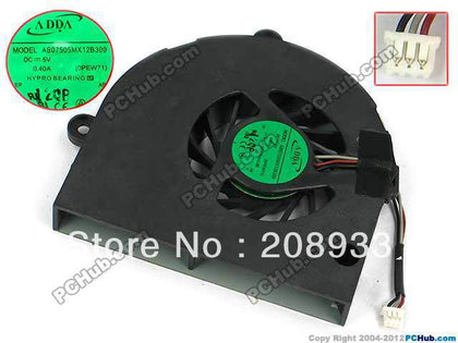 ADDA ab07505mx12b300 0PEW71 5V 0.40A notebook fan cooling fan-inewdeals.com