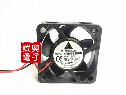 Delta 5cm dual ball bearing fan 5020 12v 0.21a afb0512hhd dual ball-inewdeals.com