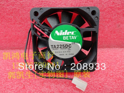 NIDEC TA225DC R34487-55 5V 0.31A 6015 6CM dual ball bearing cooling fan-inewdeals.com