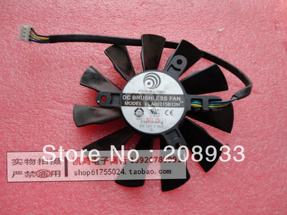 MSI msi N560 570 580GTX HD6870 graphics card fan PLA09215B12H 0.55A cooling fan-inewdeals.com