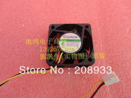SUNON KDE1205PHV3 12V 0.5W 5 cm 5015 3-wire silent fan cooling fan-inewdeals.com