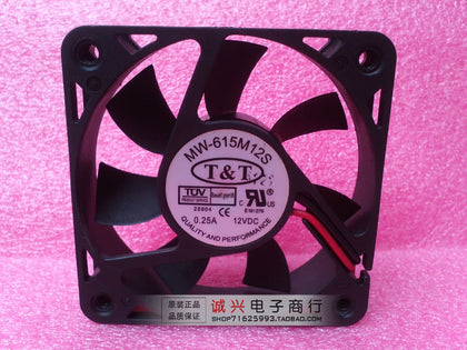 mw-615m12s 12v 0.25a 6015 cooling fan-inewdeals.com