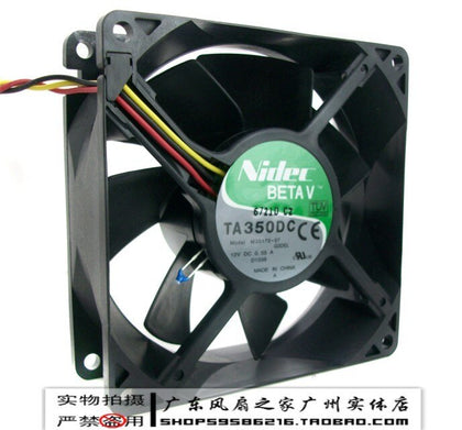 Nidec 9032 9cm 0.55a dual ball automatic temperature control silent fan m35172-57-inewdeals.com