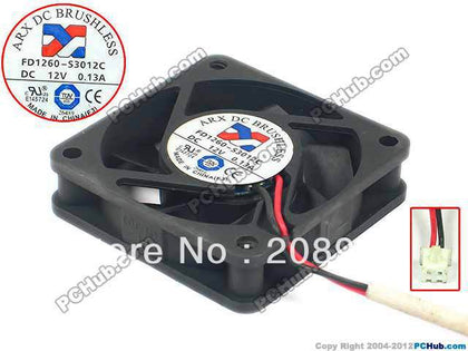 ARX 6015-6cm ultra quiet fan server 12V 0.13A FD1260-S3012C cooling fan-inewdeals.com