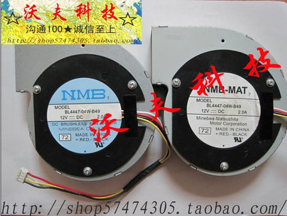Original nmb 10 bl4447-04w-b49 11cm steel drum fan 12v 2.0a cooling fan-inewdeals.com