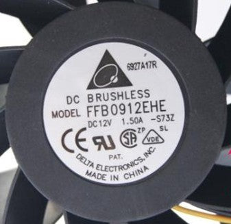 delta ffb0912ehe 12v 1.5a 9038 ball fan pressurized cooling fan-inewdeals.com