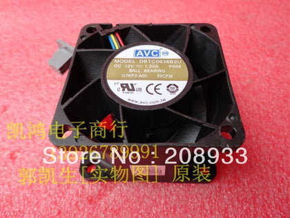 DBTC0638B2U 12V 6038 6CM 0G7KP3 server fan 0G7KP3, cooling fan-inewdeals.com
