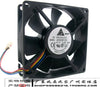 Delta 8025 8cm 0.24a pwm automatic dual ball bearing fan afb0812h