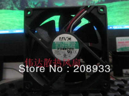 AVC 9225 9cm mute chassis cooling fan F9025S12L 12V 0.15A three-wire fan-inewdeals.com