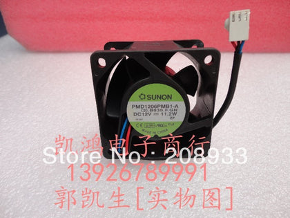 6CM 6038 12V 11.2W fan double ball amount of wind SUNON PMD1206PMB1-A cooling fan-inewdeals.com