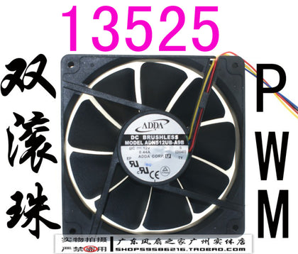 Adda 13.5 13525 dual ball line pwm computer case computer fan adn512ub-inewdeals.com