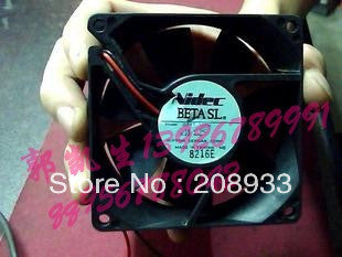 NIDEC 8025 8cm cafes supplements silent type 12V D08T-12PU double ball cooling fan-inewdeals.com