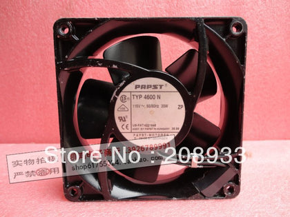 PAPST TYP 4600N AC115V 20W 12 cm all-metal high temperature fan cooling fan-inewdeals.com