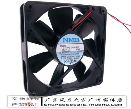 Minebea nmb 12 fan 12025 12v 0.74a dual ball 4710nl-04w-b50-inewdeals.com