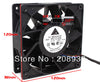 Delta PFC1212DE double ball bearing fan 12V 12038 12 cm + ultra-violent car booster cooling fan