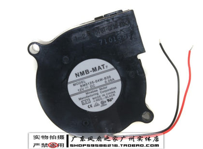Minebea nmb 5025 drum wind machine double ball 12v 0.08a wheel silent fan bm5125-04w-b30-inewdeals.com