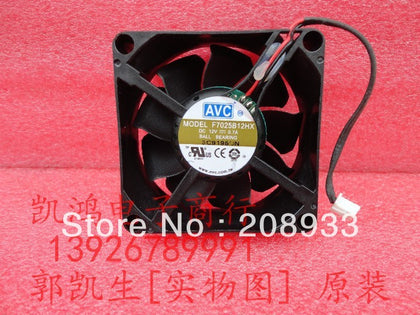 AVC F7025B12HX 7CM 7025 12V 0.7A cooling fan-inewdeals.com