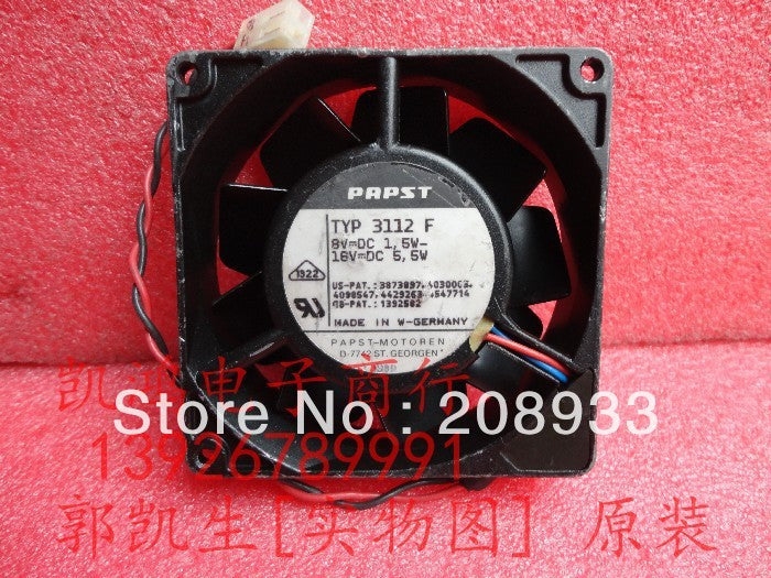Germany PAPST TYP3112F 9CM 9025 12V 5.5W all-metal high temperature fan cooling fan