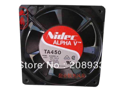 Nidec 12038 12cm AC fan metal high temperature 230V 105A A30066-10 cooling fan-inewdeals.com