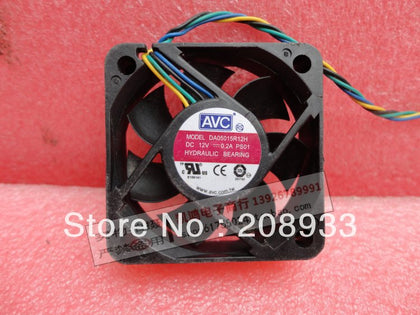 AVC DA05105R12H 12V 0.2A 5CM 5015 4-wire PWM cooling fan-inewdeals.com