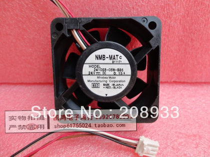 Minebea NMB 2410SB-05W-B86 24V 0.15A 6025 6CM 4 line drive fans cooling fan-inewdeals.com