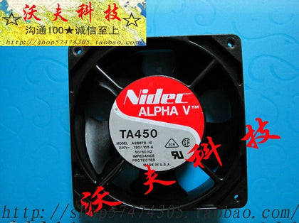 Nidec 12038 230v ta450 a28678-10 aluminum high temperature ventilation fan cooling cooling fan-inewdeals.com
