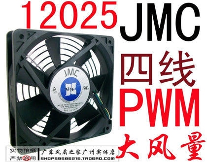 Jmc 12025 12 12cm computer case line isothermia pwm fan 12v 0.55a-inewdeals.com