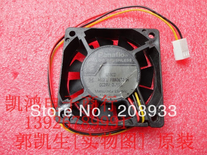 6CM 6015 three-wire inverter fan to Panasonic panaflo FBA06T24H 24V 0.11A cooling fan-inewdeals.com