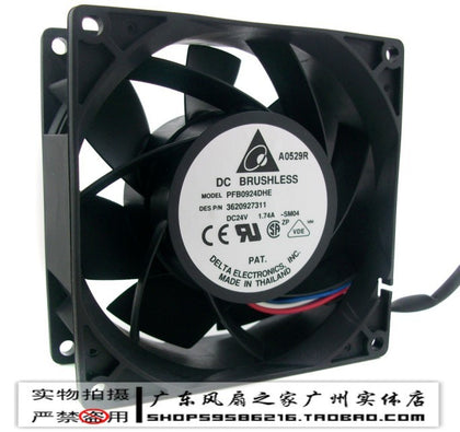 box delta 9cm 9038 24v 1.74a computer case fan pfb0924dhe-inewdeals.com