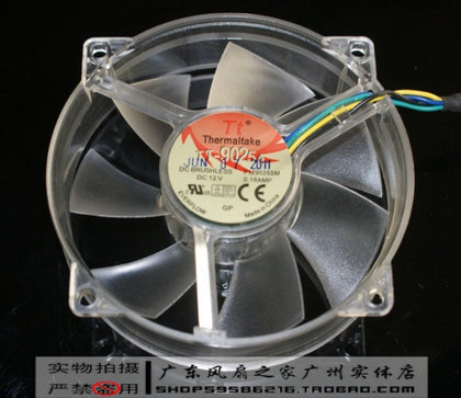 Tt 9025 needle isothermia cpu silent fan pwm 9cm blades 8cm fan transparent version-inewdeals.com