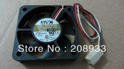 AVC 5010 C5010B12MV DC 12V 0.15A 5CM CPU cooling fan-inewdeals.com