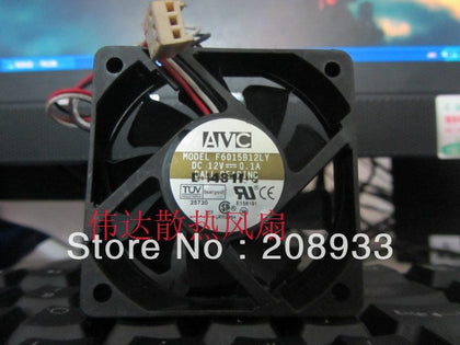 Taiwan AVC F6015B12LY 6015 12V, three-wire speed power supply fan-inewdeals.com