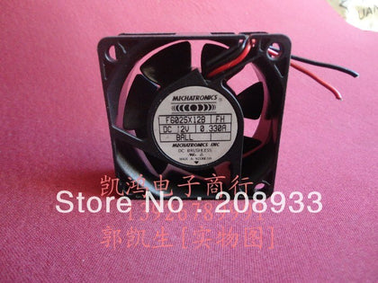 chassis fan NONOISE F6025X12BFH 12V 0.33A 6CM 6025 cooling fan-inewdeals.com
