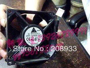 PWM intelligent temperature CPU AUB0812VH of Delta 8025 8 cm 0.41A cooling fan-inewdeals.com