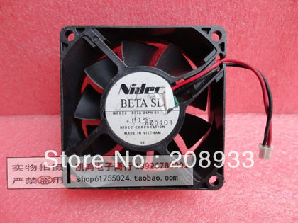 Nidec D07A-24PH 03 24V 0.11A 7025 7CM 2-wire inverter cooling fan-inewdeals.com