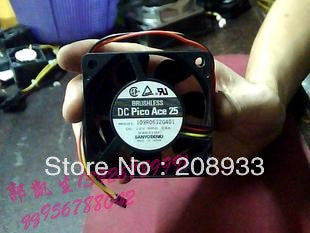SANYO 6025 6cm chassis power supply fan 12V 0.24A 109R0612G401 double ball cooling fan-inewdeals.com