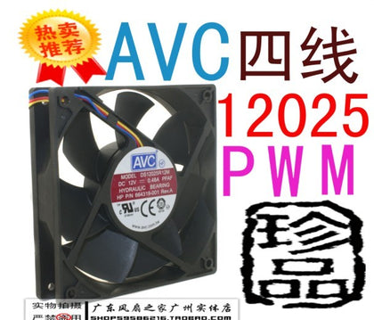 Avc 12025 12 0.48a line isothermia pwm silent fan 12025-inewdeals.com