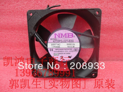 Japanese NMB 4710PS-22T-B30 AC220V 14W 12CM 12025 AC fan cooling fan-inewdeals.com