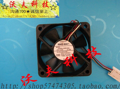 nmb 2406gl-05w-b39 24v 0.10a 6015 frequency converter industrial machine 6cm cooling fan-inewdeals.com