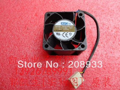 AVC DB04028B12H 4CM 4028 12V 0.53A four-wire dual ball bearing cooling fan-inewdeals.com