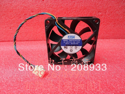 AVC 7CM 7015 4-pin PWM ball bearing fan AMD CPU Cooler cooling fan-inewdeals.com