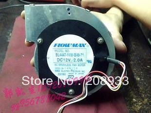 Blower centrifugal turbine fan NMB 11028 12V 2.0A BL4447-04W-B49-71 cooling fan-inewdeals.com