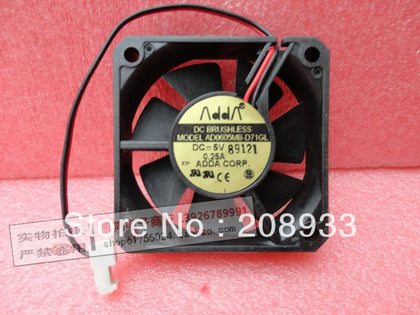 ADDA AD0605MB-D71GL 5V 0.25A 6015 6CM switch cooling fan-inewdeals.com