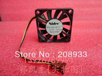 Japanese Nidec D05X-12TM 02A 12V 0.10A 5 cm 5010 three-wire cooling fan-inewdeals.com
