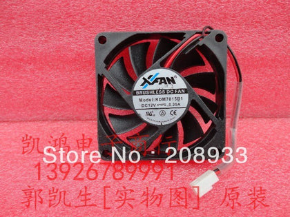 7 cm CPU dual ball bearing RDM7015B1 12V 0.25A 7CM 7015 cooling fan-inewdeals.com
