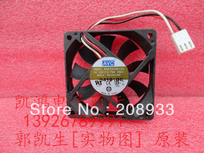 AVC DA07015B12U 12V 0.70A 7CM 7015 double ball bearing fan CPU fan cooling fan-inewdeals.com