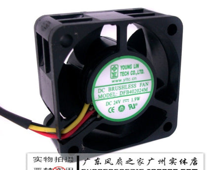 4cm 4020 dual ball 24v 1.9w inverter server fan line-inewdeals.com